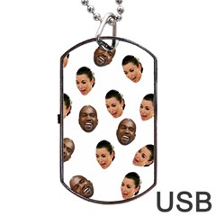 Crying Kim Kardashian Dog Tag Usb Flash (one Side) by Valentinaart