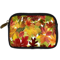 Autumn Fall Leaves Digital Camera Cases by LoolyElzayat