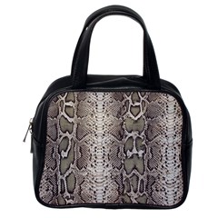 Snake Skin Classic Handbags (one Side) by LoolyElzayat