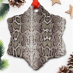 Snake Skin Snowflake Ornament (two Sides) by LoolyElzayat