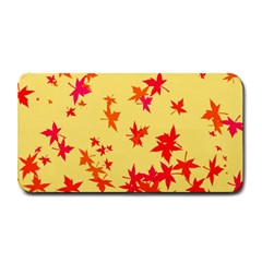 Leaves Autumn Maple Drop Listopad Medium Bar Mats by Sapixe