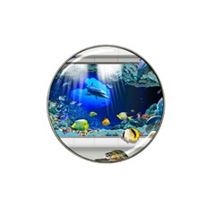 Dolphin Art Creation Natural Water Hat Clip Ball Marker (4 Pack) by Sapixe