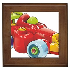 Car Vehicle Racing Car Formula Framed Tiles by Sapixe