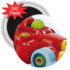 Car Vehicle Racing Car Formula 3  Magnets (100 Pack) by Sapixe