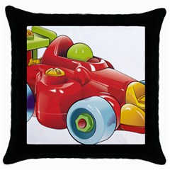 Car Vehicle Racing Car Formula Throw Pillow Case (black) by Sapixe