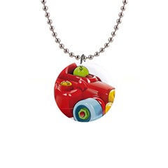 Car Vehicle Racing Car Formula Button Necklaces by Sapixe