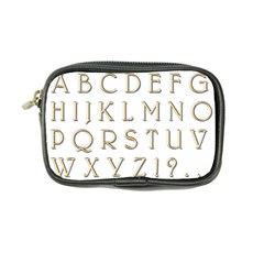 Letters Gold Classic Alphabet Coin Purse by Sapixe