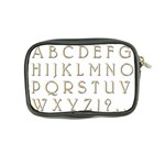 Letters Gold Classic Alphabet Coin Purse Back