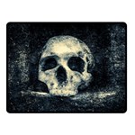 Skull Double Sided Fleece Blanket (Small)  45 x34  Blanket Back