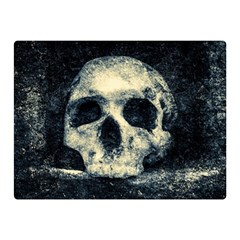 Skull Double Sided Flano Blanket (mini)  by FunnyCow