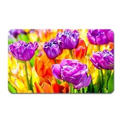 Tulip Flowers Magnet (rectangular) by FunnyCow