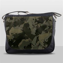 Country Boy Fishing Camouflage Pattern Messenger Bags by Bigfootshirtshop