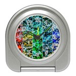 Abstract Of Colorful Water Travel Alarm Clocks Front