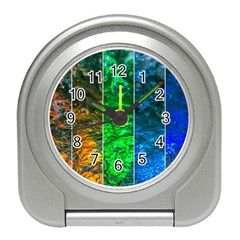 Rainbow Of Water Travel Alarm Clocks by FunnyCow