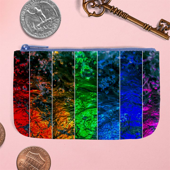 Rainbow Of Water Large Coin Purse