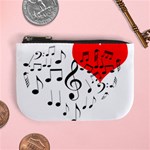 Singing Heart Mini Coin Purses Front