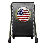 American Usa Flag Pen Holder Desk Clocks Front