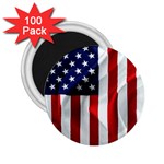 American Usa Flag Vertical 2.25  Magnets (100 pack)  Front