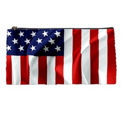 American Usa Flag Vertical Pencil Cases by FunnyCow