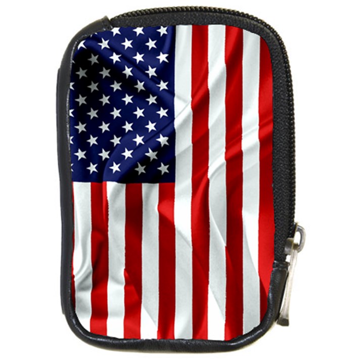 American Usa Flag Vertical Compact Camera Cases