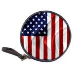 American Usa Flag Vertical Classic 20-CD Wallets Front