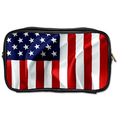 American Usa Flag Vertical Toiletries Bags 2-side by FunnyCow