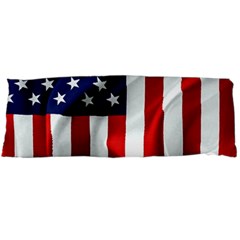 American Usa Flag Vertical Body Pillow Case (dakimakura) by FunnyCow