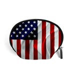 American Usa Flag Vertical Accessory Pouches (Small)  Front