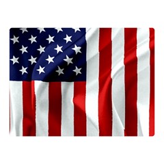 American Usa Flag Vertical Double Sided Flano Blanket (mini)  by FunnyCow