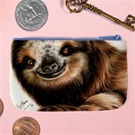 Sloth Smiles Large Coin Purse Back