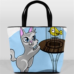 Cat Bird Cage Hunt Hunting Pet Bucket Bags by Sapixe