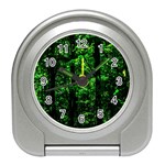 Emerald Forest Travel Alarm Clock Front