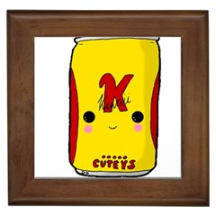 Kawaii Cute Tennants Lager Can Framed Tiles by CuteKawaii1982