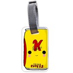 Kawaii cute Tennants Lager Can Luggage Tags (Two Sides) Back