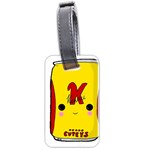 Kawaii cute Tennants Lager Can Luggage Tags (Two Sides) Front