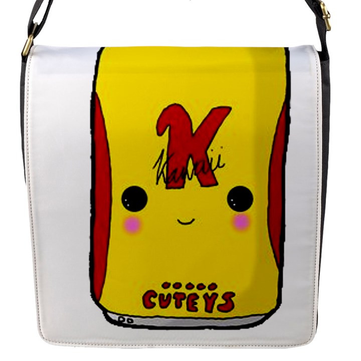 Kawaii cute Tennants Lager Can Flap Messenger Bag (S)