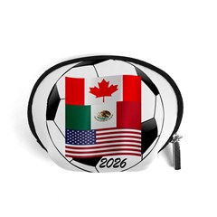 United Football Championship Hosting 2026 Soccer Ball Logo Canada Mexico Usa Accessory Pouches (small)  by yoursparklingshop