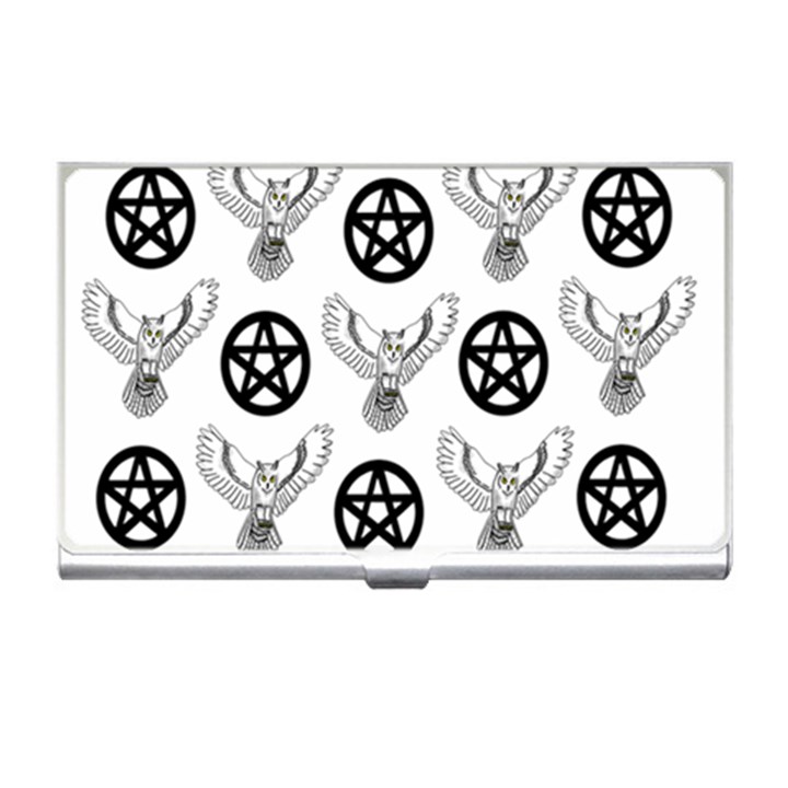 Owls And Pentacles Business Card Holders