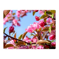 Crab Apple Blossoms Double Sided Flano Blanket (mini)  by FunnyCow