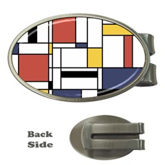 Abstract Art Of Avant Garde Money Clips (oval)  by FunnyCow