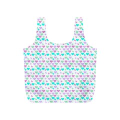 Hearts Butterflies White 1200 Full Print Recycle Bags (s)  by snowwhitegirl