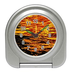 Liquid Gold Travel Alarm Clock by FunnyCow