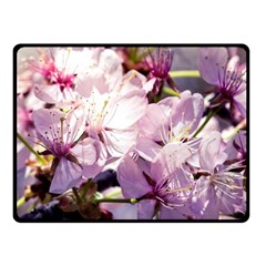 Sakura In The Shade Fleece Blanket (small) by FunnyCow