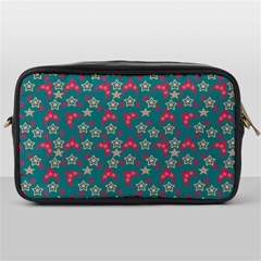 Teal Hats Toiletries Bags by snowwhitegirl