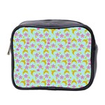 Blue Star Yellow Hats Mini Toiletries Bag 2-Side Front