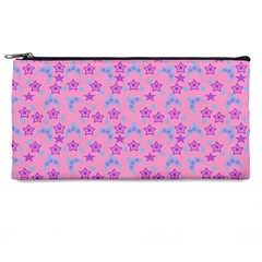 Pink Star Blue Hats Pencil Cases by snowwhitegirl