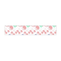 Bubblegum Cherry White Flano Scarf (mini) by snowwhitegirl