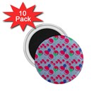 Bubblegum Cherry Blue 1.75  Magnets (10 pack)  Front