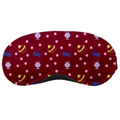 Cakes And Sundaes Red Sleeping Masks by snowwhitegirl