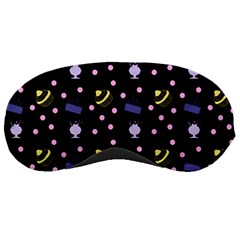 Cakes And Sundaes Black Sleeping Masks by snowwhitegirl